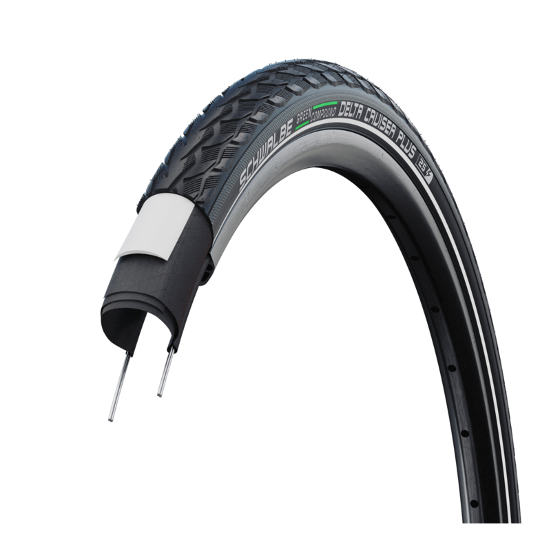 GUMA SCHWALBE DELTA CRUISER PLUS HS431 26X1 3/8" 37-590 BL-REFLEX